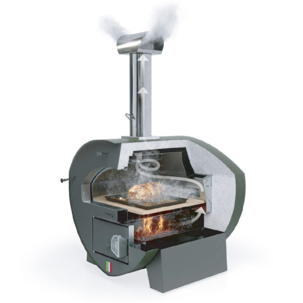 Oven voor buiten met rook functie