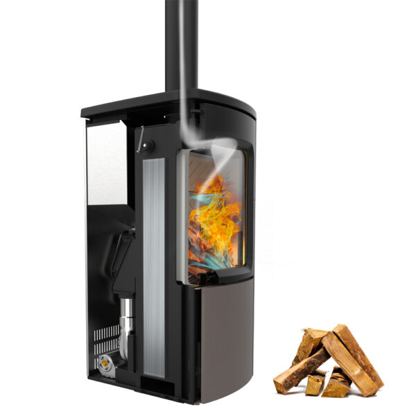 Rookgassen Hout Modus Hybride kachel