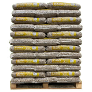 Houtpellets volle pallet